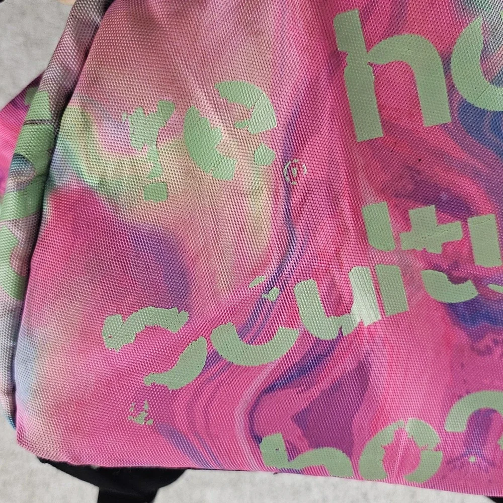Hoop Culture Backpack Fresh Culture  Basketball Tye Dye All Over Print Blue Pink
